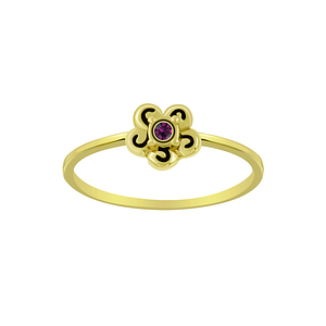 Wholesale Sterling Silver Flower Ring - JD6312