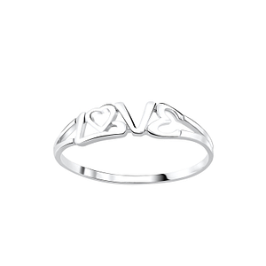 Wholesale Sterling Silver Love Ring - JD4582