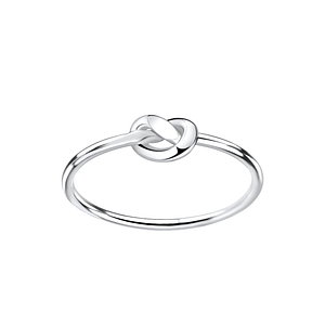 Wholesale Sterling Silver Knot Ring - JD3652