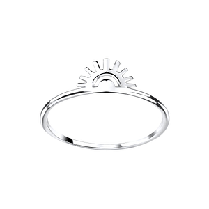 Wholesale Sterling Silver Sun Ring - JD8348