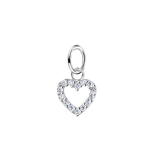 Wholesale Sterling Silver Heart Pendant - JD10644