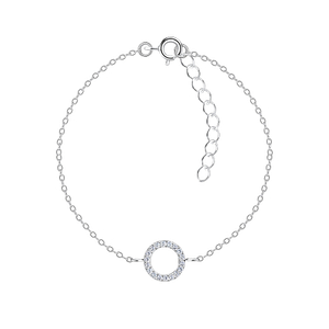 Wholesale Sterling Silver Circle Bracelet - JD17019