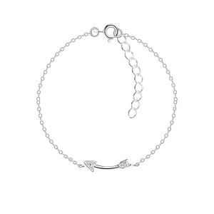 Wholesale Sterling Silver Arrow Bracelet - JD17255