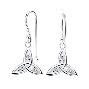 Wholesale Sterling Silver Celtic Earrings - JD17242