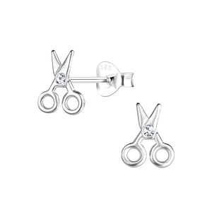 Wholesale Sterling Silver Scissors Ear Studs - JD17424