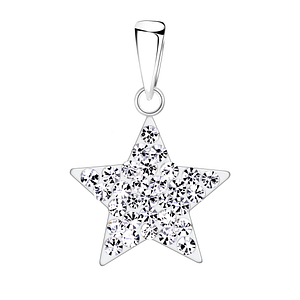 Wholesale Sterling Silver Star Pendant - JD2162