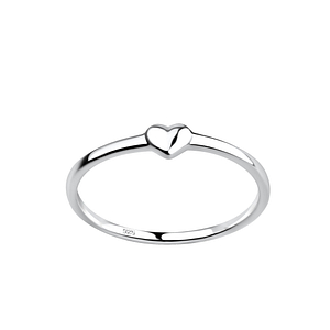 Wholesale Sterling Silver Heart Ring - JD19221