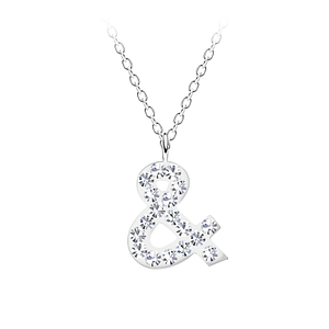 Wholesale Sterling Silver Letter & Necklace - JD19549