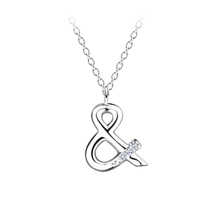 Wholesale Sterling Silver Letter & Necklace - JD19552