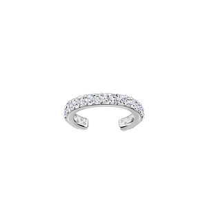 Wholesale Sterling Silver Eternity Ear Cuff - JD20547