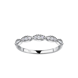 Wholesale Sterling Silver Patterned Ring - JD21359