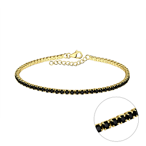 Wholesale 19cm Sterling Silver Tennis Bracelet - JD21882