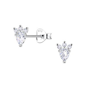 Wholesale Sterling Silver Geometric Ear Studs  - JD22440