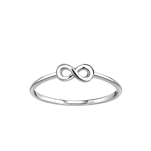 Wholesale Sterling Silver Infinity Ring - JD23081