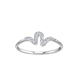 Wholesale Sterling Silver Snake Ring - JD23326