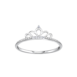 Wholesale Sterling Silver Crown Ring - JD22882