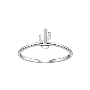Wholesale Sterling Silver Cactus Ring - JD23020