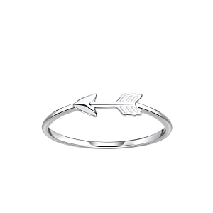 Wholesale Sterling Silver Arrow Ring - JD23023