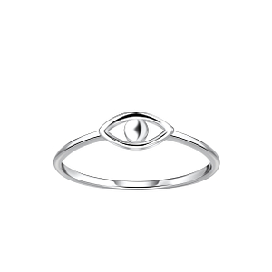 Wholesale Sterling Silver Evil Eye Ring - JD23033