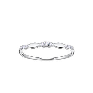 Wholesale Sterling Silver Patterned Ring - JD23452