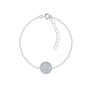 Wholesale Sterling Silver Circle Bracelet - JD23852