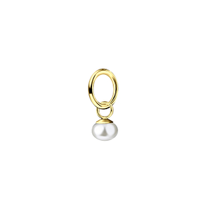 Wholesale 4mm Fresh Water Pearl Sterling Silver Pendant - JD23886 Wholesale 4mm Fresh Water Pearl Sterling Silver Pendant - JD23886