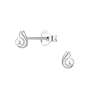 Wholesale Sterling Silver Geometric Ear Studs - JD23296