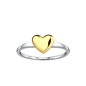Wholesale Sterling Silver Heart Ring - JD24521 Wholesale Sterling Silver Heart Ring - JD24521