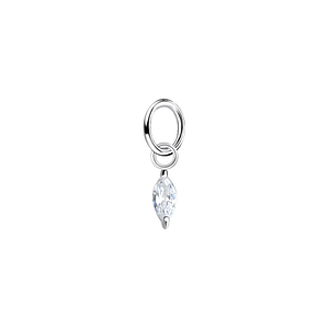 Wholesale 2x4mm Marquise Cubic Zirconia Pendant - JD25418 Wholesale 2x4mm Marquise Cubic Zirconia Pendant - JD25418