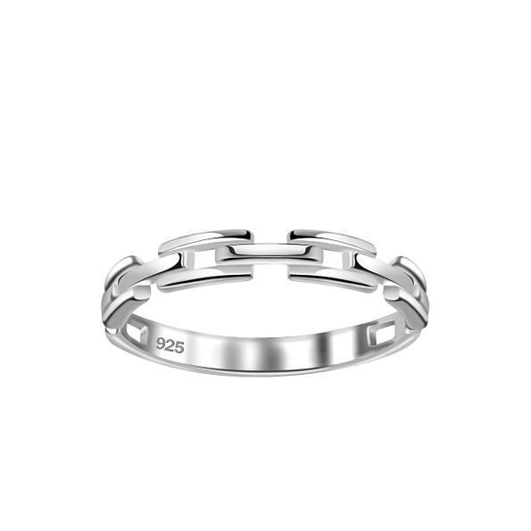 Wholesale Sterling Silver Chain Ring - JD1690