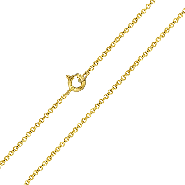 Wholesale 35cm Sterling Silver Rolo Chain - JD3498