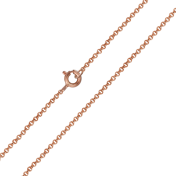 Wholesale 50cm Sterling Silver Rolo Chain - JD3500