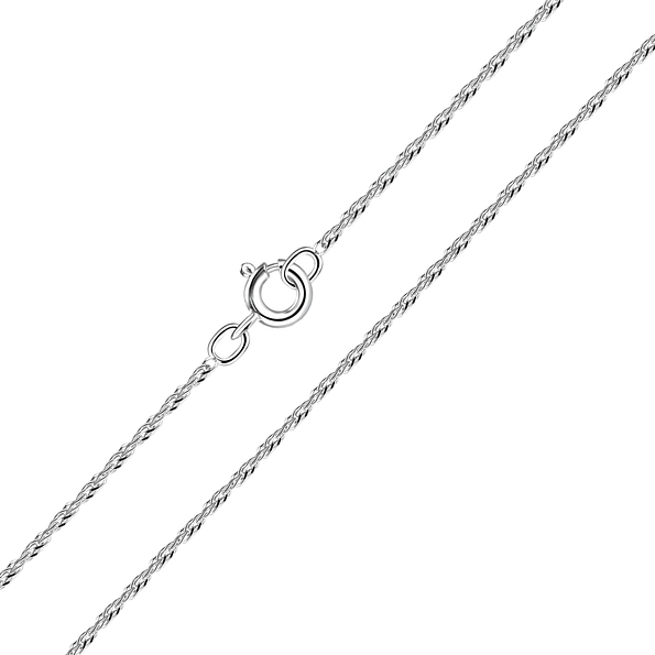Wholesale 45cm Sterling Silver Singapore Chain - JD3616