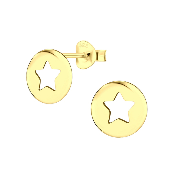 Wholesale Sterling Silver Star Ear Studs - JD5147