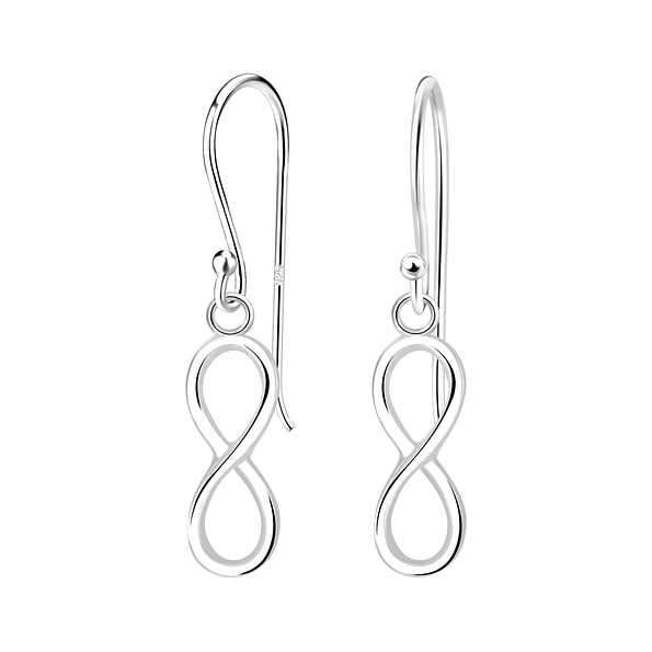 Wholesale Sterling Silver Infinity Earrings - JD4198