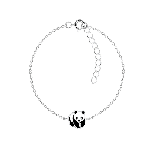 Wholesale Sterling Silver Panda Bracelet - JD6584