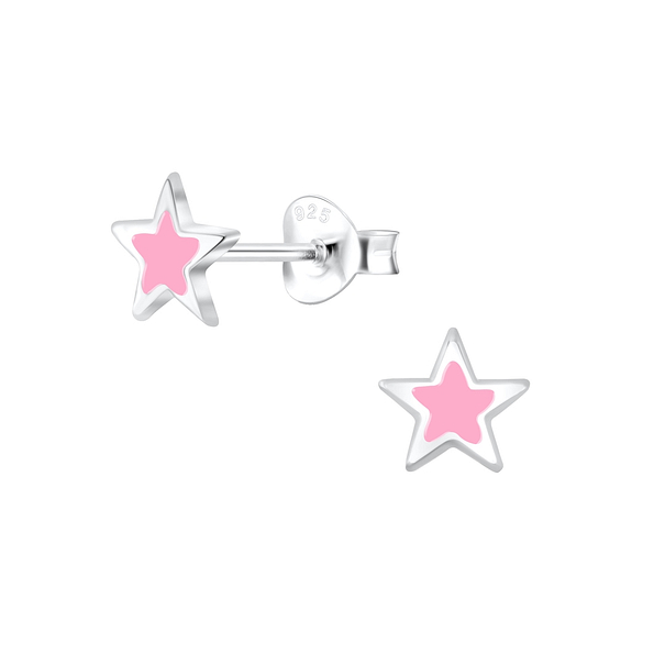 Wholesale Sterling Silver Star Ear Studs - JD5893