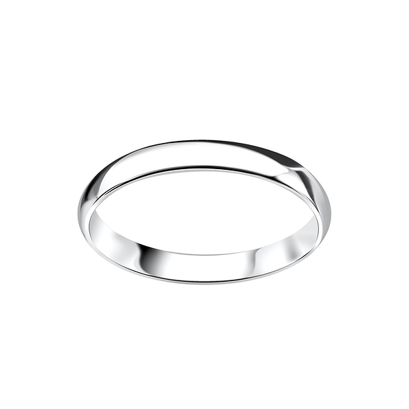 Wholesale 3mm Sterling Silver Band Ring - JD6298 Wholesale 3mm Sterling Silver Band Ring - JD6298