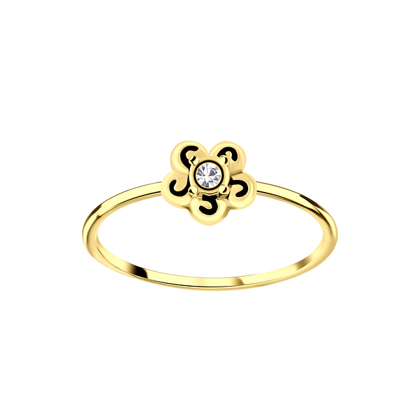 Wholesale Sterling Silver Flower Ring - JD6311