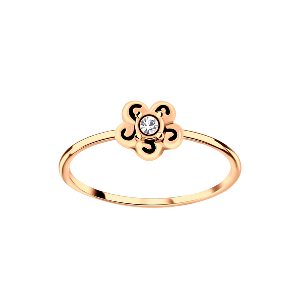 Wholesale Sterling Silver Flower Ring - JD6316