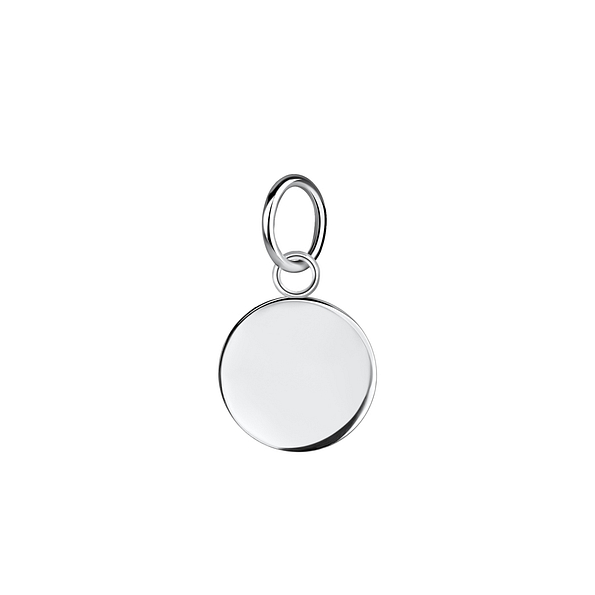 Wholesale Sterling Silver Round Pendant - JD6829
