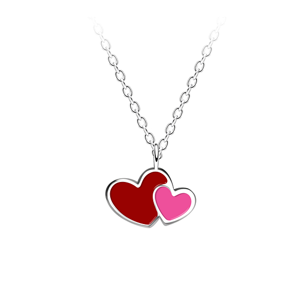 Wholesale Sterling Silver Heart Necklace - JD7435