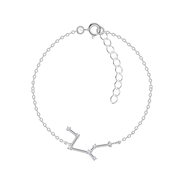 Wholesale Sterling Silver Virgo Constellation Bracelet - JD7948