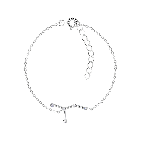 Wholesale Sterling Silver Cancer Constellation Bracelet - JD7938