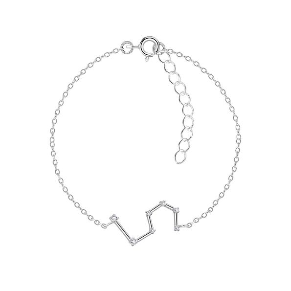 Wholesale Sterling Silver Leo Constellation Bracelet - JD7942