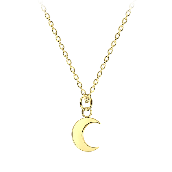 Wholesale Sterling Silver Moon Necklace - JD8499