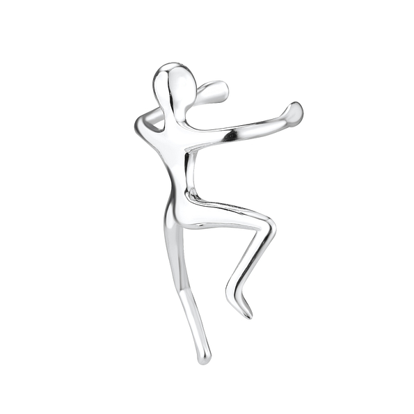 Wholesale Sterling Silver Climbing Man Ear Cuff - JD7588