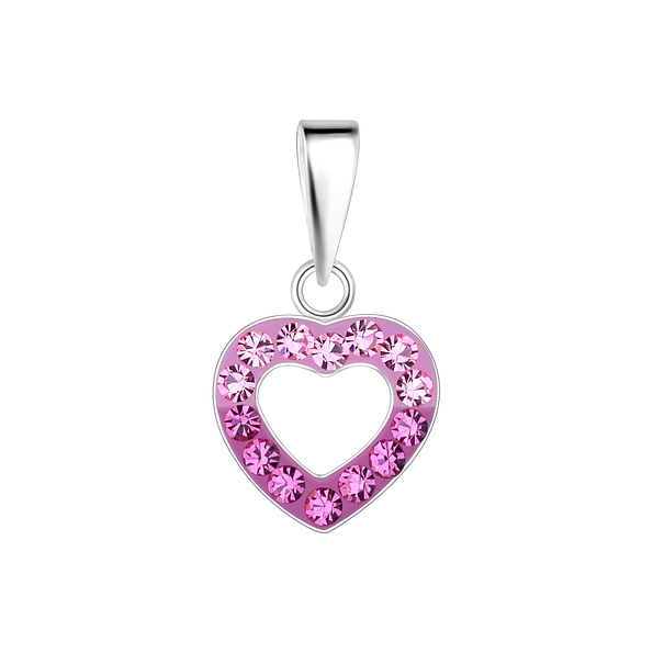 Wholesale Sterling Silver Heart Pendant - JD8820