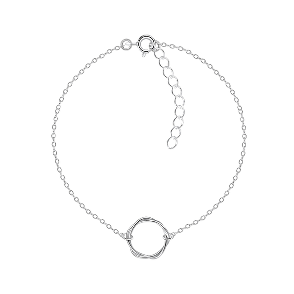 Wholesale Sterling Silver Twisted Bracelet - JD9178