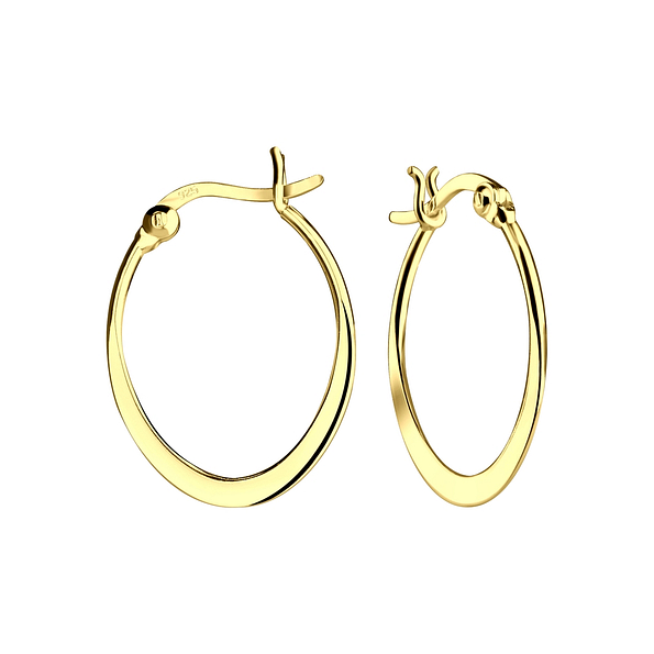 Wholesale Sterling Silver French Lock Ear Hoops - JD9520